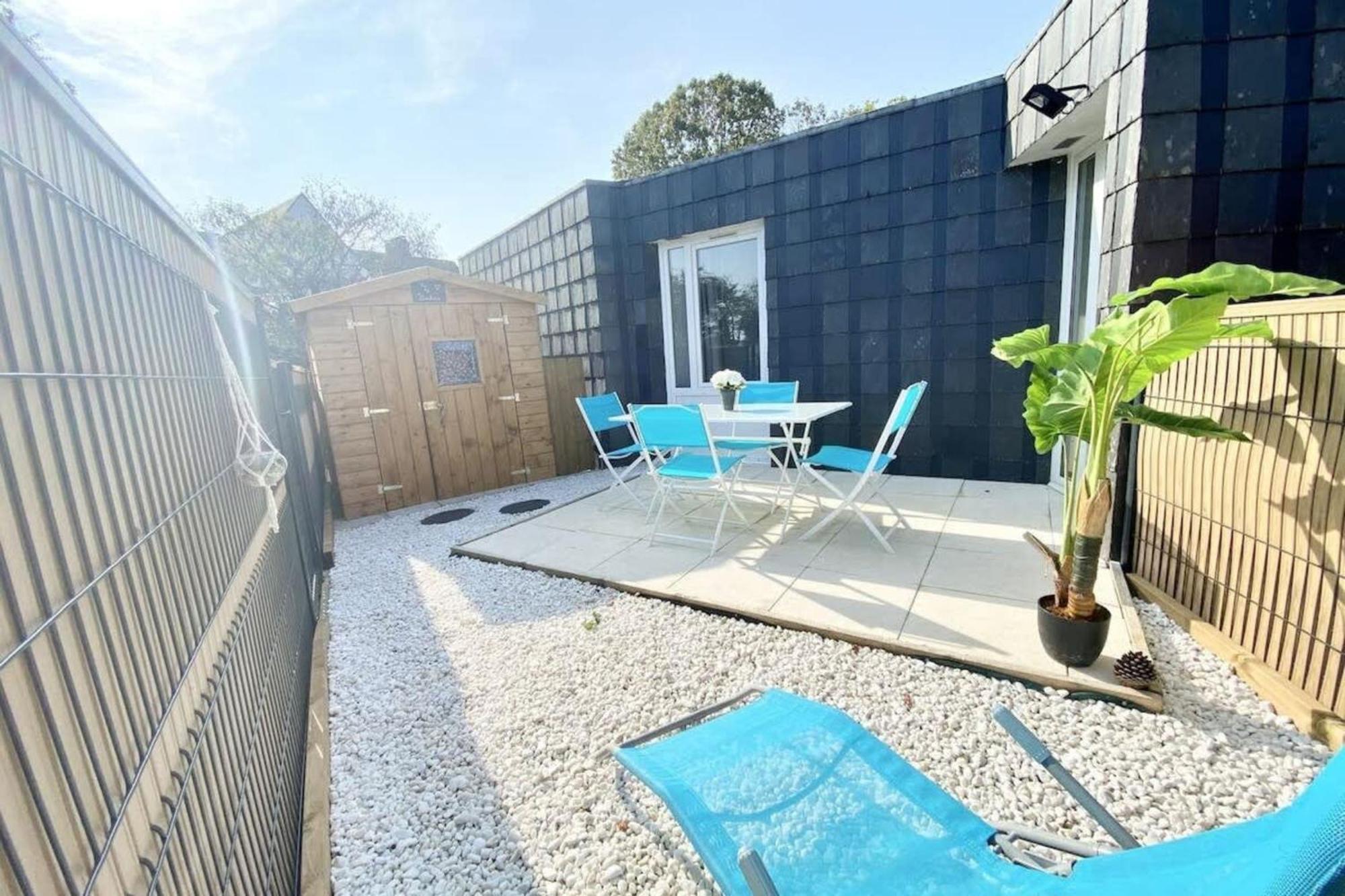 Maisonnette Ultra Cosy Bord De Mer Terrasse 기델 외부 사진