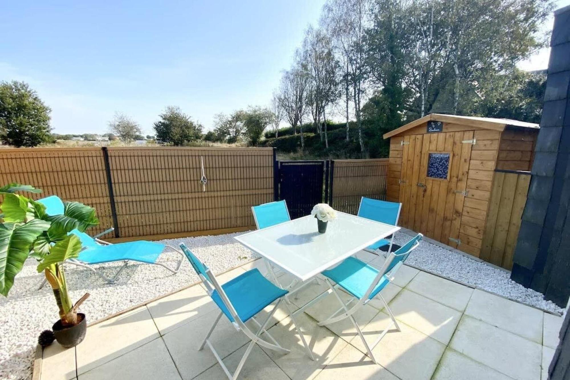 Maisonnette Ultra Cosy Bord De Mer Terrasse 기델 외부 사진